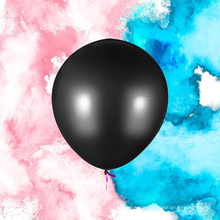 Gender Reveal Exploding Ensemble de ballons géants de 36 po (rose et bleu en poudre) Parfait pour les garçons et les filles